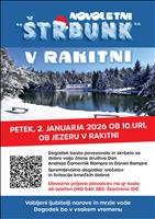 Novoletni štrbunk v rakiško jezero