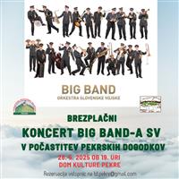 Koncert Big Band Orkestra Slovenske vojske v Pekrah